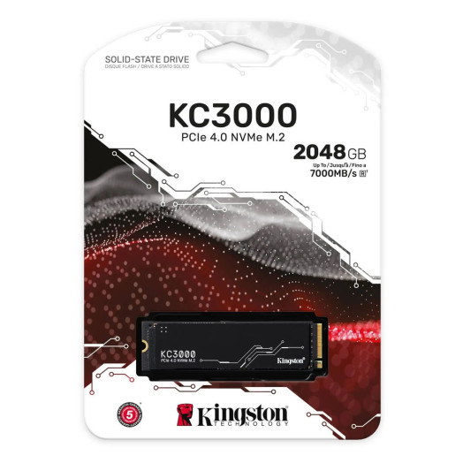 Накопичувач Kingston KC3000 2 ТБ PCIe 4.0 NVMe