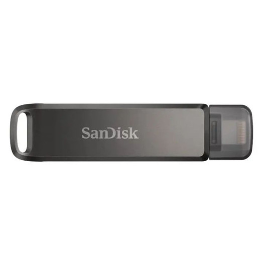 PenDrive SanDisk iXpand Luxe 256GB USB Type C / Lightning Silver-Black