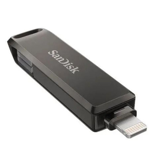 PenDrive SanDisk iXpand Luxe 256GB USB Type C / Lightning Silver-Black