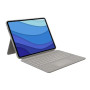 Чохол для планшета Logitech Combo Touch iPad Pro 12,9" (5-го покоління) UK Sand