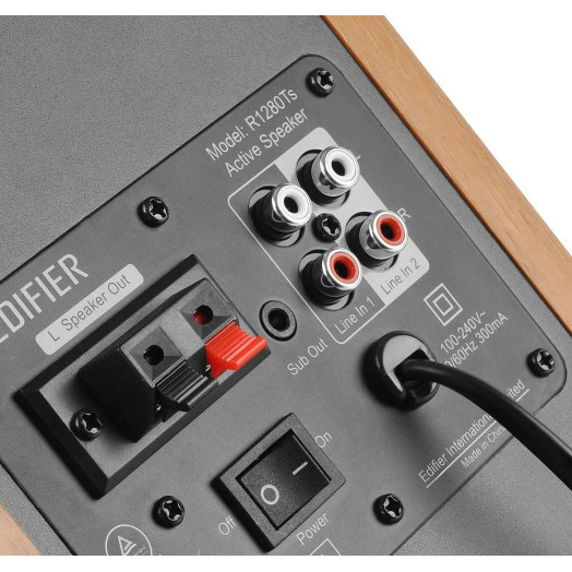 Колонки Edifier R1280Ts Коричневі