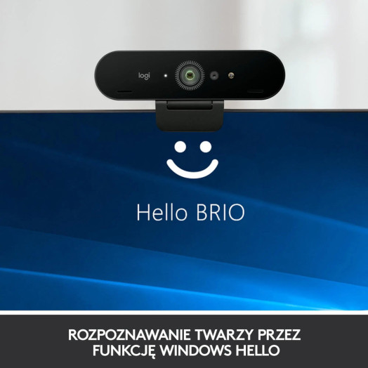 Веб-камера Logitech BRIO 4K Stream Edition Black