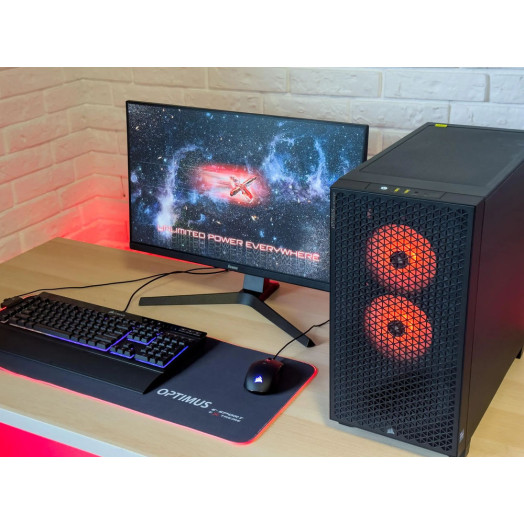 Optimus E-Sport GB760T-CR13 Ігровий комп'ютер i5-14400F 16GB RAM 1TB SSD RTX4060 Win11