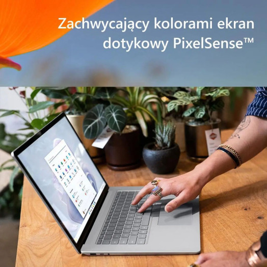 Ноутбук 2в1 Microsoft Surface Laptop 5 15" i7-1255U 8GB RAM 256GB SSD Win11 Platinum Metallic