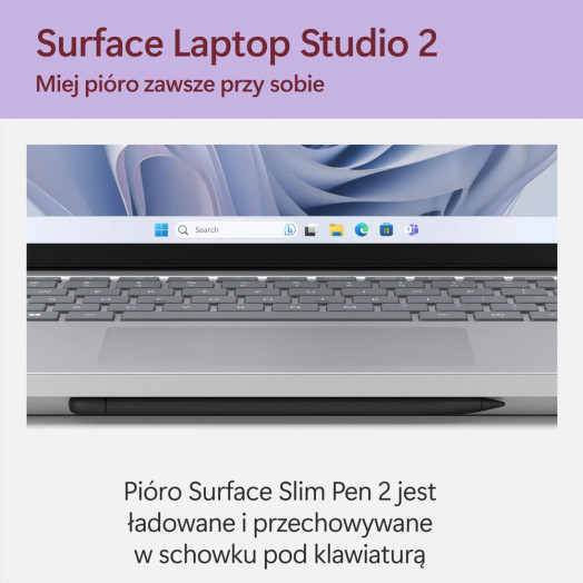 Ноутбук Microsoft Surface Laptop Studio 2 14,4" i7-13700H 16 ГБ RAM 512 ГБ SSD RTX4050 DLSS3 Win11 Platinum