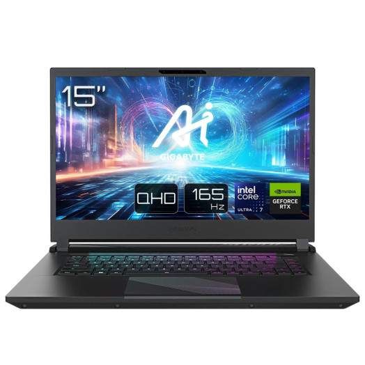 Ігровий ноутбук Gigabyte AORUS 15 2024 BKG-13EE754SH 15.6" 165Hz Ultra 7 155H 16GB RAM 1TB SSD RTX4060 DLSS3 Win11 Black
