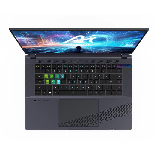 Ігровий ноутбук Gigabyte AORUS 16X 2024 9SG-43EEC54SH 16" 165Hz i7-13650HX 16GB RAM 1TB SSD RTX4070 DLSS3 Win11 сірий
