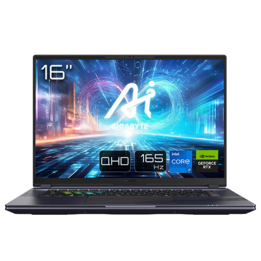 Ігровий ноутбук Gigabyte AORUS 16X 2024 9KG-43EEC54SD 16" 165Hz i7-13650HX 16GB RAM 1TB SSD RTX4060 DLSS3 сірий
