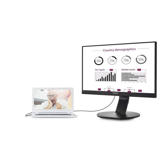 Монітор Philips B-line 241B7QUPEB/00 24" Full HD IPS 60Hz 5ms