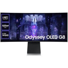 Монітор Samsung Odyssey OLED G8 S34BG850SU 34" UWQHD OLED 175 Гц 0,03 мс Вигнутий ігровий