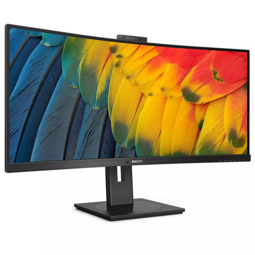 Монітор Philips 34B1U5600CH/00 із висувною веб-камерою 34" UWQHD VA 120 Гц 4 мс вигнутий