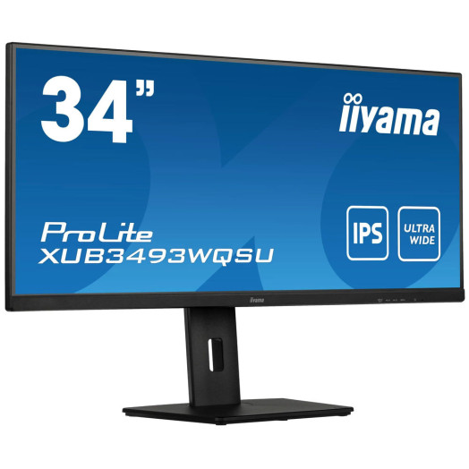 Монітор iiyama ProLite XUB3493WQSU-B5 34" UWQHD IPS 75 Гц 4 мс
