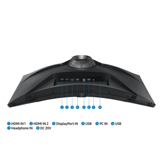 Samsung Odyssey Neo G7 S32BG750NP MiniLED 32" 4K VA 165 Гц 1 мс Вигнутий ігровий монітор