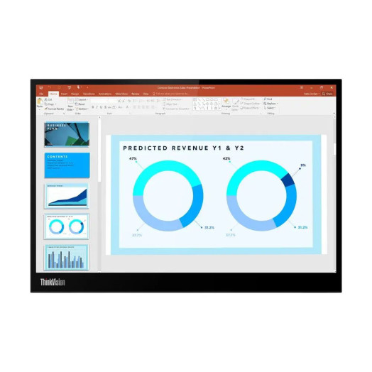 Монітор Lenovo ThinkVision M14d (63AAUAT6WL) 14" 2K - 60 Гц 6 мс