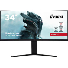 Монітор iiyama G-Master Red Eagle GCB3480WQSU-B1 34" UWQHD VA 180Hz (100Hz HDMI) 0.4ms Curved Gaming