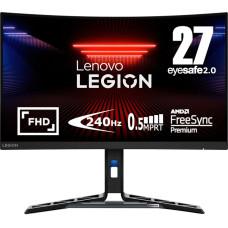 Вигнутий ігровий монітор Lenovo Legion R27fc-30 (67B6GAC1EU) 27" Full HD VA 240 Гц 0,5 мс MPRT