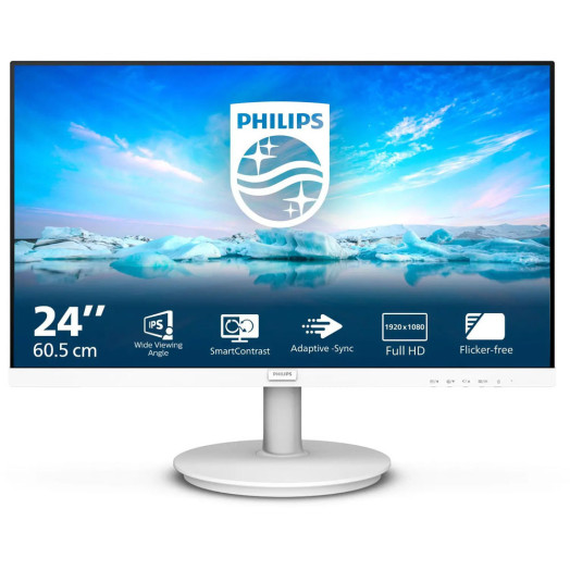 Монітор Philips V-line 241V8AW/00 24" Full HD IPS 75 Гц 4 мс
