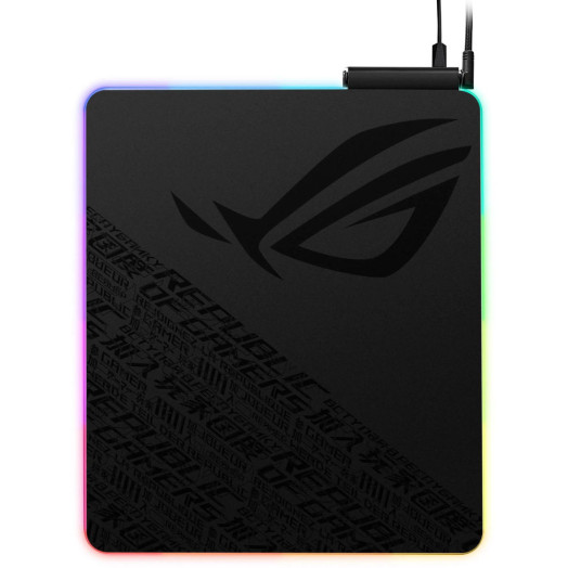 ASUS ROG Balteus Qi M чорний килимок для миші