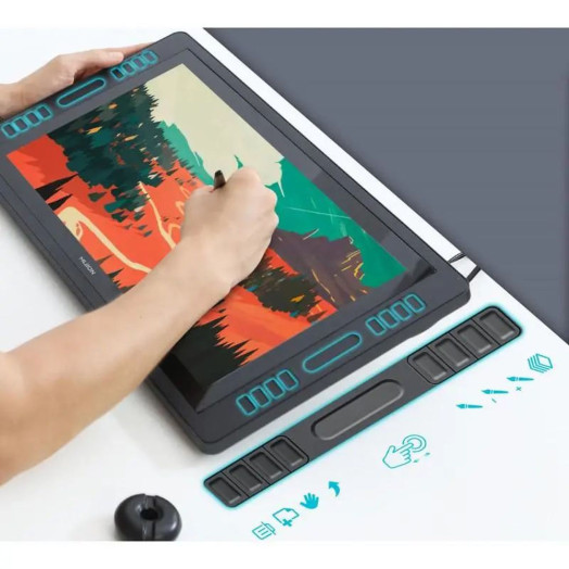 Графічний планшет Huion Kamvas Pro 20 2019, чорний