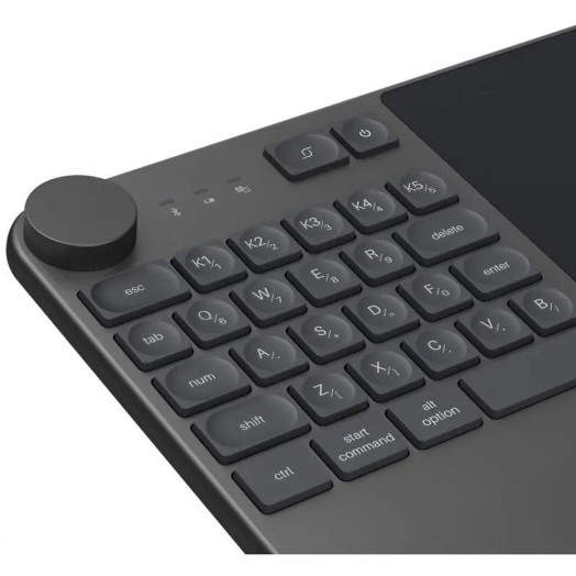 Графічний планшет Huion Keydial KD200 чорний