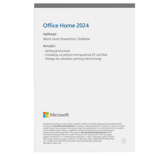 Microsoft Office Home 2024 Box