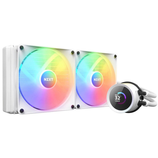 NZXT Kraken 280 RGB LCD Кулер Білий