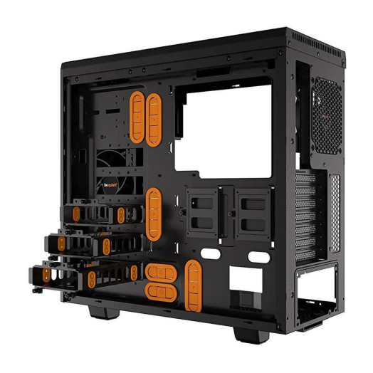 тихо! Pure Base 600 Window Orange Black-Orange