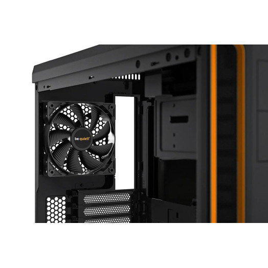 тихо! Pure Base 600 Window Orange Black-Orange