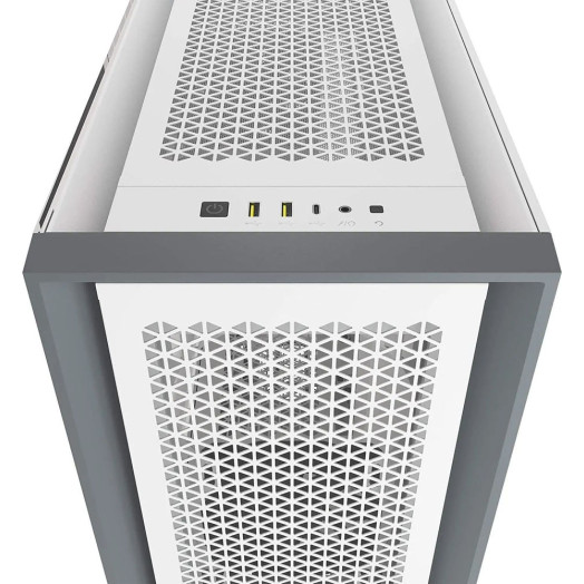 Корпус Corsair 5000D Airflow TG білий