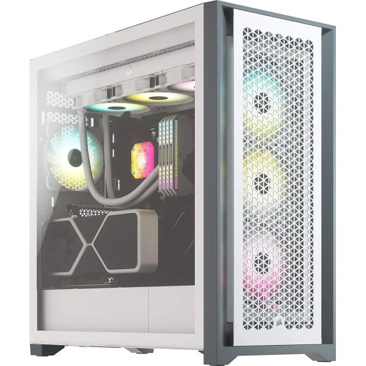 Корпус Corsair 5000D Airflow TG білий