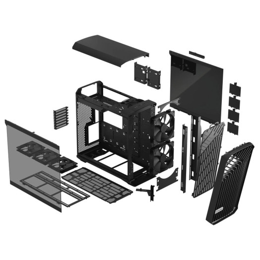 Чохол Fractal Design Torrent TG Light Tint Black