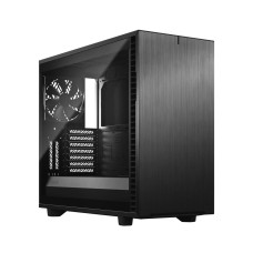 Чорний футляр із світлого загартованого скла Fractal Design Define 7