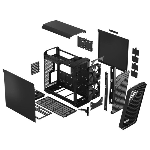 Твердий чорний корпус Fractal Design Torrent