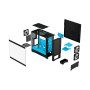 Футляр Fractal Design Pop Air TG Clear Tint RGB Cyan Core Black Blue