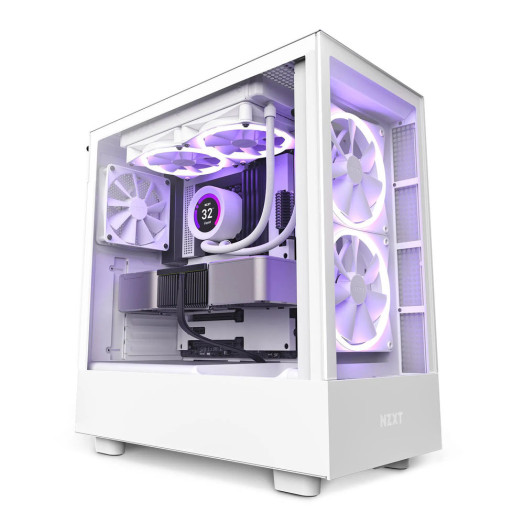 NZXT H5 Elite Case Window White
