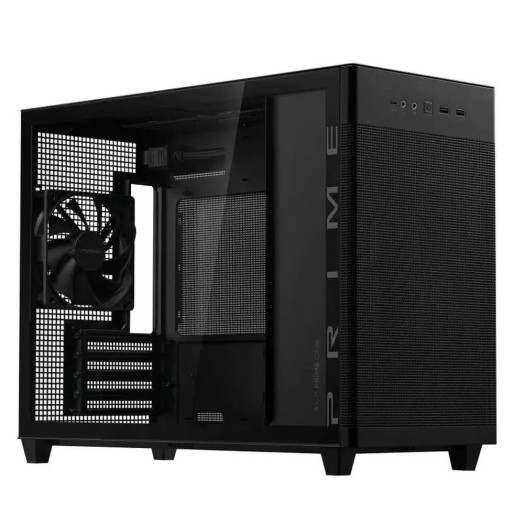 Чорний корпус із загартованого скла ASUS Prime AP201