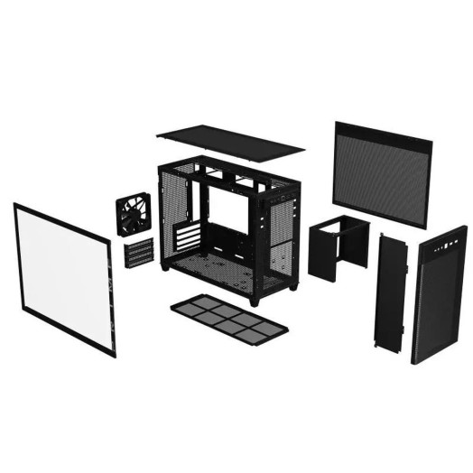 Чорний корпус із загартованого скла ASUS Prime AP201
