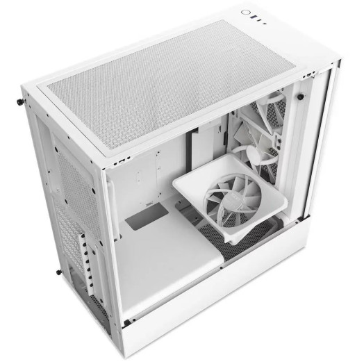 NZXT H5 Flow Case RGB Window White