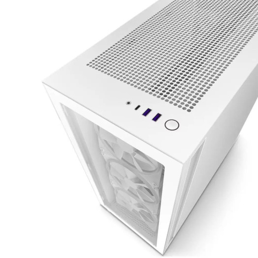 NZXT H7 Elite RGB Case RGB Window White