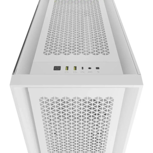 Корпус Corsair 5000D Core Airflow TG білий