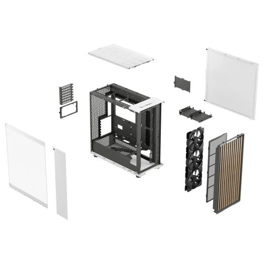 Чохол Fractal Design North XL TG Clear White