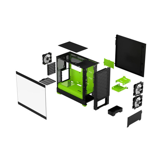 Футляр Fractal Design Pop Air RGB TG Clear Tint Black-Green