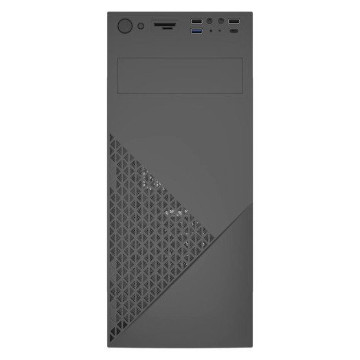 Чорний корпус Gembird Fornax 170 + блок живлення 600 Вт