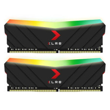 Оперативна пам'ять PNY XLR8 RGB DDR4 16 ГБ (2 x 8 ГБ) 3200 CL16 чорного кольору