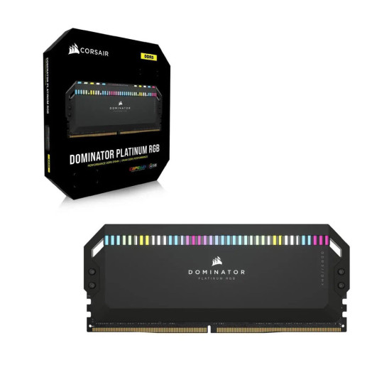 Оперативна пам'ять Corsair Dominator Platinum RGB DDR5 5600 C36 32GB (2 x 16GB) Black