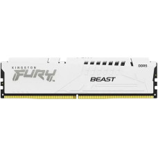 Оперативна пам'ять Kingston FURY Beast DDR5 16 ГБ 6400 CL32 білого кольору