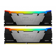 Пам'ять Kingston FURY Renegade RGB DDR4 16 ГБ (2 x 8 ГБ) 3200 CL16 Grey RAM