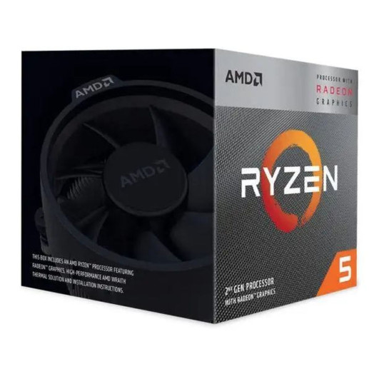 Процесор AMD Ryzen 5 3400G BOX (YD3400C5FHBOX)