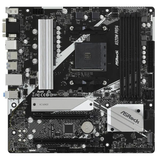 Материнська плата ASrock A520M Pro4