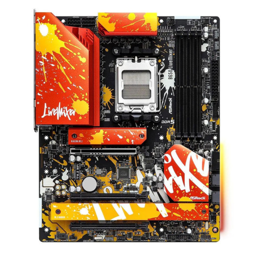 Материнська плата живого мікшера ASrock B650